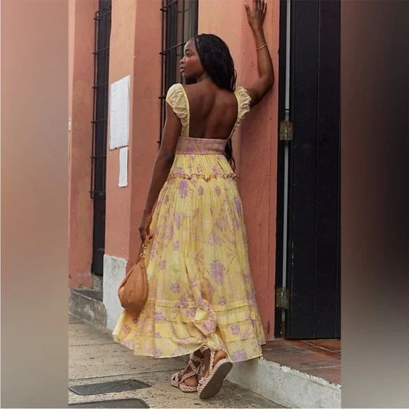 FREE PEOPLE Forever Favorite Maxi Dress Women's Large - Picture 4 of 5